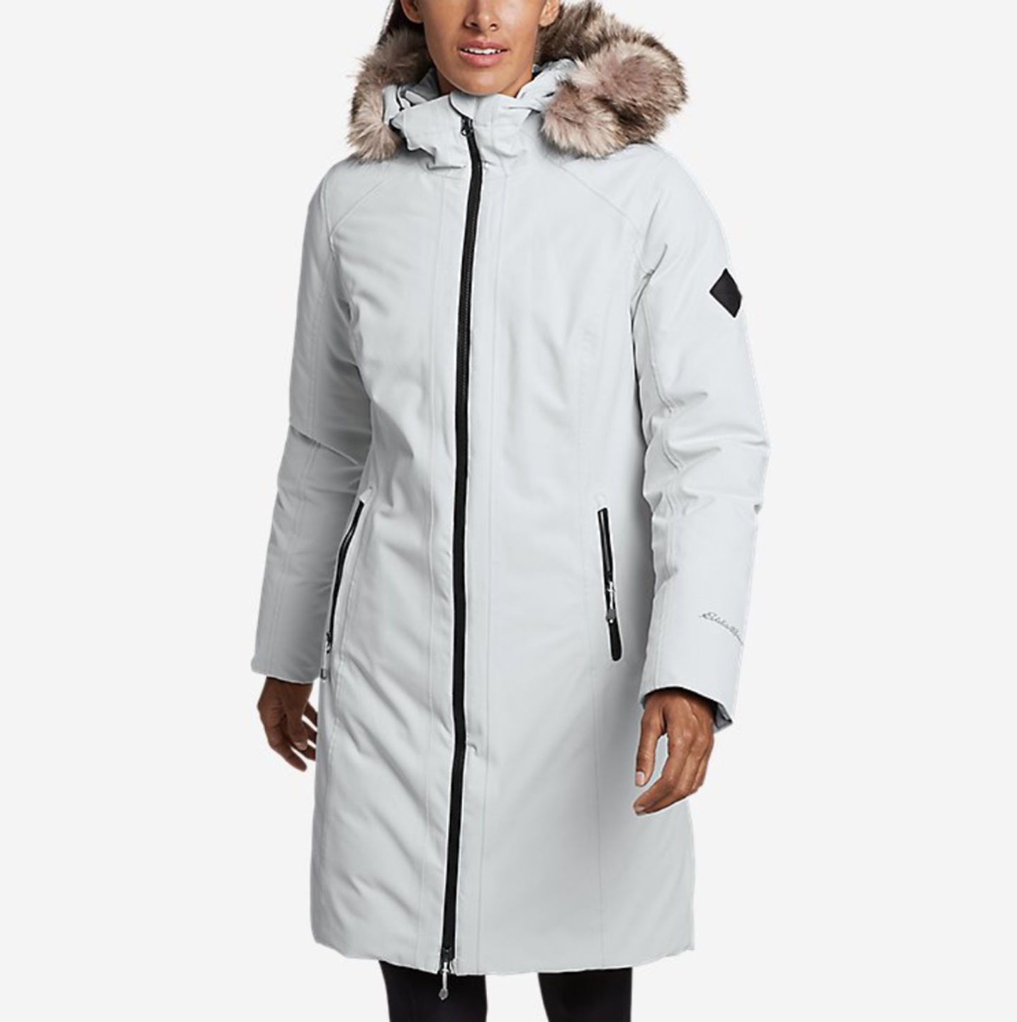 Olympia Waterproof Down Stadium Coat, Eddie Bauer, $399
